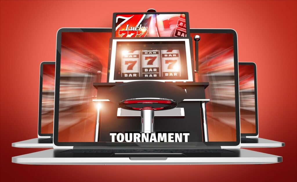 How do online tournaments work in slot sites?